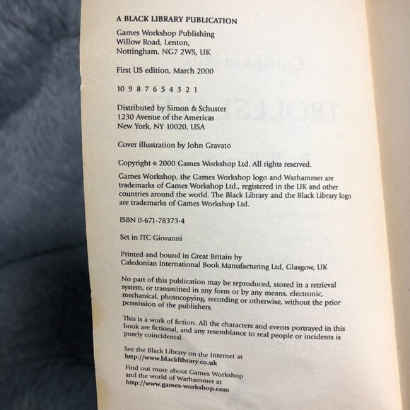 Trollslayer Black Library Warhammer Fantasy Novel Gotrek & Felix #1 Paperback - Picture 4 of 10